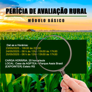 Formação em Perícia de Avaliação Rural – Tratamento por Fatores